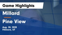 Millard  vs Pine View  Game Highlights - Aug. 28, 2020