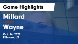 Millard  vs Wayne Game Highlights - Oct. 16, 2020