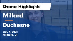Millard  vs Duchesne  Game Highlights - Oct. 4, 2022