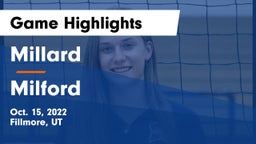 Millard  vs Milford  Game Highlights - Oct. 15, 2022