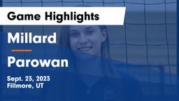 Millard  vs Parowan  Game Highlights - Sept. 23, 2023