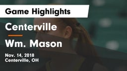 Centerville vs Wm. Mason  Game Highlights - Nov. 14, 2018