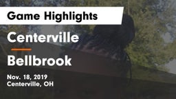 Centerville vs Bellbrook  Game Highlights - Nov. 18, 2019