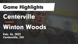 Centerville vs Winton Woods  Game Highlights - Feb. 26, 2022