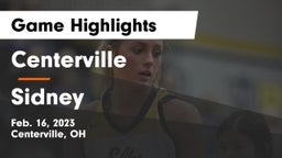 Centerville vs Sidney  Game Highlights - Feb. 16, 2023