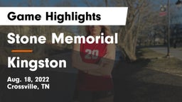 Stone Memorial  vs Kingston  Game Highlights - Aug. 18, 2022