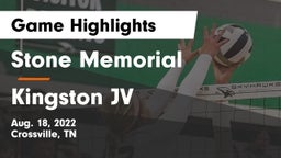 Stone Memorial  vs Kingston JV  Game Highlights - Aug. 18, 2022
