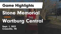 Stone Memorial  vs Wartburg Central Game Highlights - Sept. 1, 2022