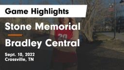 Stone Memorial  vs Bradley Central  Game Highlights - Sept. 10, 2022
