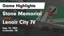Stone Memorial  vs Lenoir City JV Game Highlights - Aug. 22, 2022