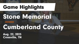 Stone Memorial  vs Cumberland County  Game Highlights - Aug. 22, 2023