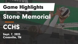 Stone Memorial  vs CCHS Game Highlights - Sept. 7, 2023