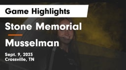 Stone Memorial  vs Musselman Game Highlights - Sept. 9, 2023