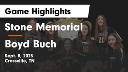 Stone Memorial  vs Boyd Buch Game Highlights - Sept. 8, 2023