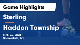 Sterling  vs Haddon Township Game Highlights - Oct. 26, 2020