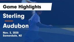 Sterling  vs Audubon Game Highlights - Nov. 3, 2020