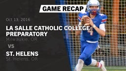 Recap: La Salle Catholic College Preparatory vs. St. Helens  2016