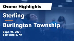 Sterling  vs Burlington Township  Game Highlights - Sept. 21, 2021