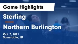 Sterling  vs Northern Burlington  Game Highlights - Oct. 7, 2021