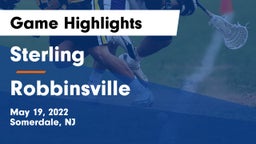 Sterling  vs Robbinsville  Game Highlights - May 19, 2022