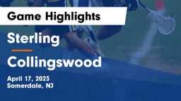 Sterling  vs Collingswood  Game Highlights - April 17, 2023