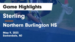 Sterling  vs Northern Burlington HS Game Highlights - May 9, 2023