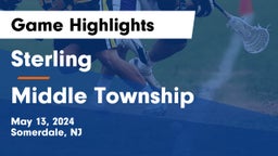 Sterling  vs Middle Township Game Highlights - May 13, 2024