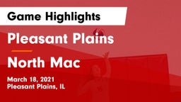 Pleasant Plains  vs North Mac  Game Highlights - March 18, 2021