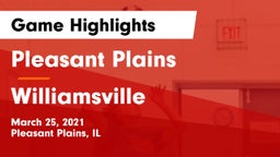Pleasant Plains  vs Williamsville  Game Highlights - March 25, 2021