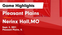 Pleasant Plains  vs Nerinx Hall,MO Game Highlights - Sept. 3, 2021