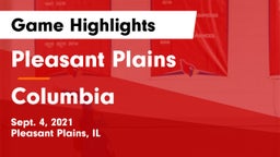 Pleasant Plains  vs Columbia Game Highlights - Sept. 4, 2021