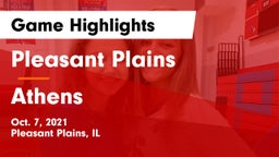 Pleasant Plains  vs Athens  Game Highlights - Oct. 7, 2021