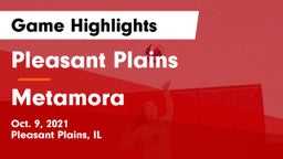Pleasant Plains  vs Metamora Game Highlights - Oct. 9, 2021