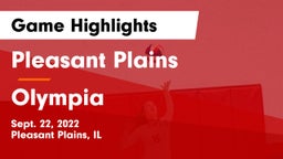 Pleasant Plains  vs Olympia  Game Highlights - Sept. 22, 2022