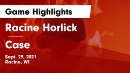 Racine Horlick vs Case  Game Highlights - Sept. 29, 2021