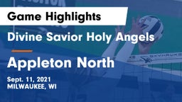 Divine Savior Holy Angels vs Appleton North  Game Highlights - Sept. 11, 2021