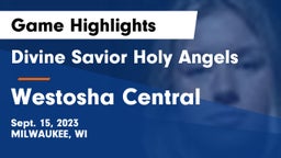 Divine Savior Holy Angels vs Westosha Central  Game Highlights - Sept. 15, 2023