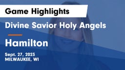 Divine Savior Holy Angels vs Hamilton Game Highlights - Sept. 27, 2023