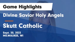 Divine Savior Holy Angels vs Skutt Catholic Game Highlights - Sept. 30, 2023