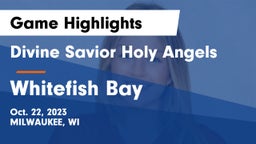 Divine Savior Holy Angels vs Whitefish Bay  Game Highlights - Oct. 22, 2023
