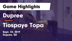 Dupree  vs Tiospaye Topa Game Highlights - Sept. 24, 2019