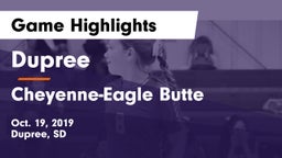 Dupree  vs Cheyenne-Eagle Butte  Game Highlights - Oct. 19, 2019