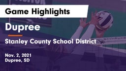 Dupree  vs Stanley County School District Game Highlights - Nov. 2, 2021
