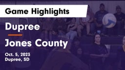 Dupree  vs Jones County Game Highlights - Oct. 5, 2023