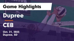 Dupree  vs CEB Game Highlights - Oct. 21, 2023