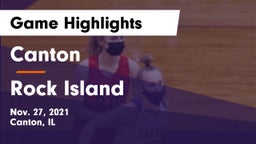 Canton  vs Rock Island  Game Highlights - Nov. 27, 2021