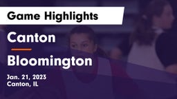 Canton  vs Bloomington  Game Highlights - Jan. 21, 2023
