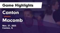 Canton  vs Macomb  Game Highlights - Nov. 27, 2023
