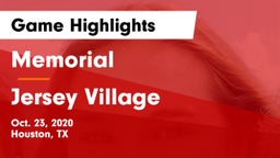 Memorial  vs Jersey Village Game Highlights - Oct. 23, 2020