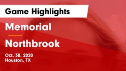 Memorial  vs Northbrook  Game Highlights - Oct. 30, 2020